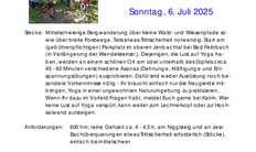 Wanderung „Yoga am Berg“ Rampoldplatte