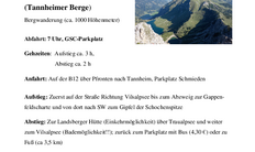 Bergtour auf die Schochenspitze (Tannheimer Berge) vom Vilsalpsee