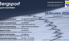 Skitourenprogramm 2026
