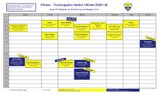 Trainingszeiten Abteilung Bergsport