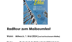 Zum Maibaumfest nach Maising