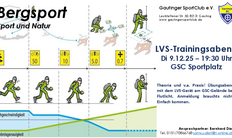 Übungsabend mit dem LVS-Gerät am GSC-Gelände bei Flutlicht. Übungsabend mit dem LVS-Gerät am GSC-Gelände bei Flutlicht.